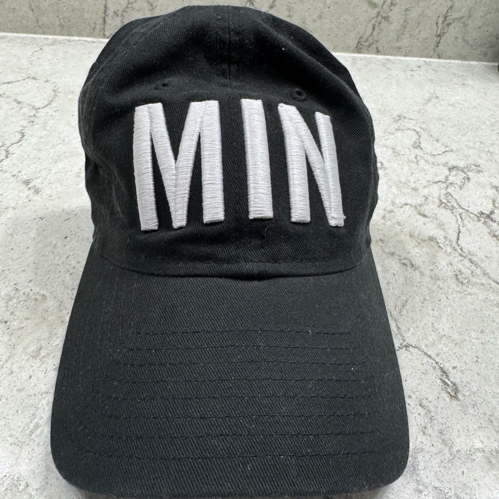 New Era Black and White Hat Bold Design